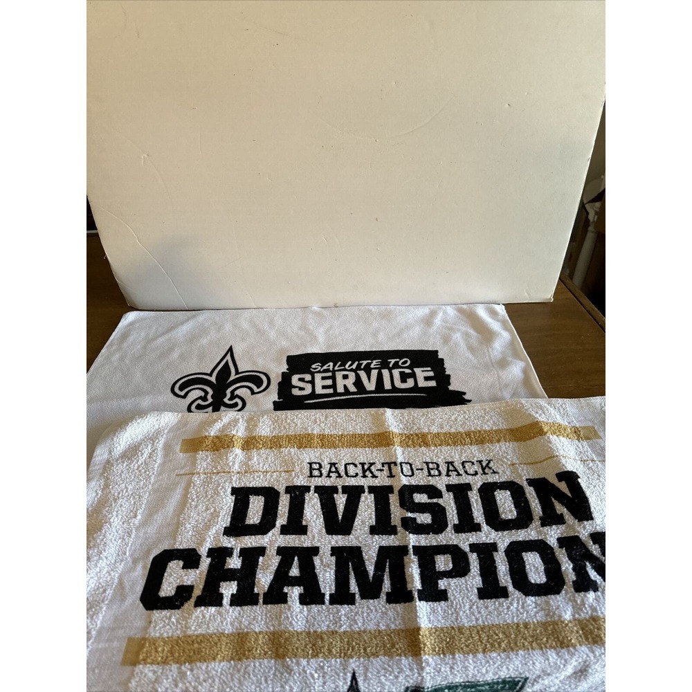 New Orleans Saints Towel Lot Salute To Service Back To Back Division Champs